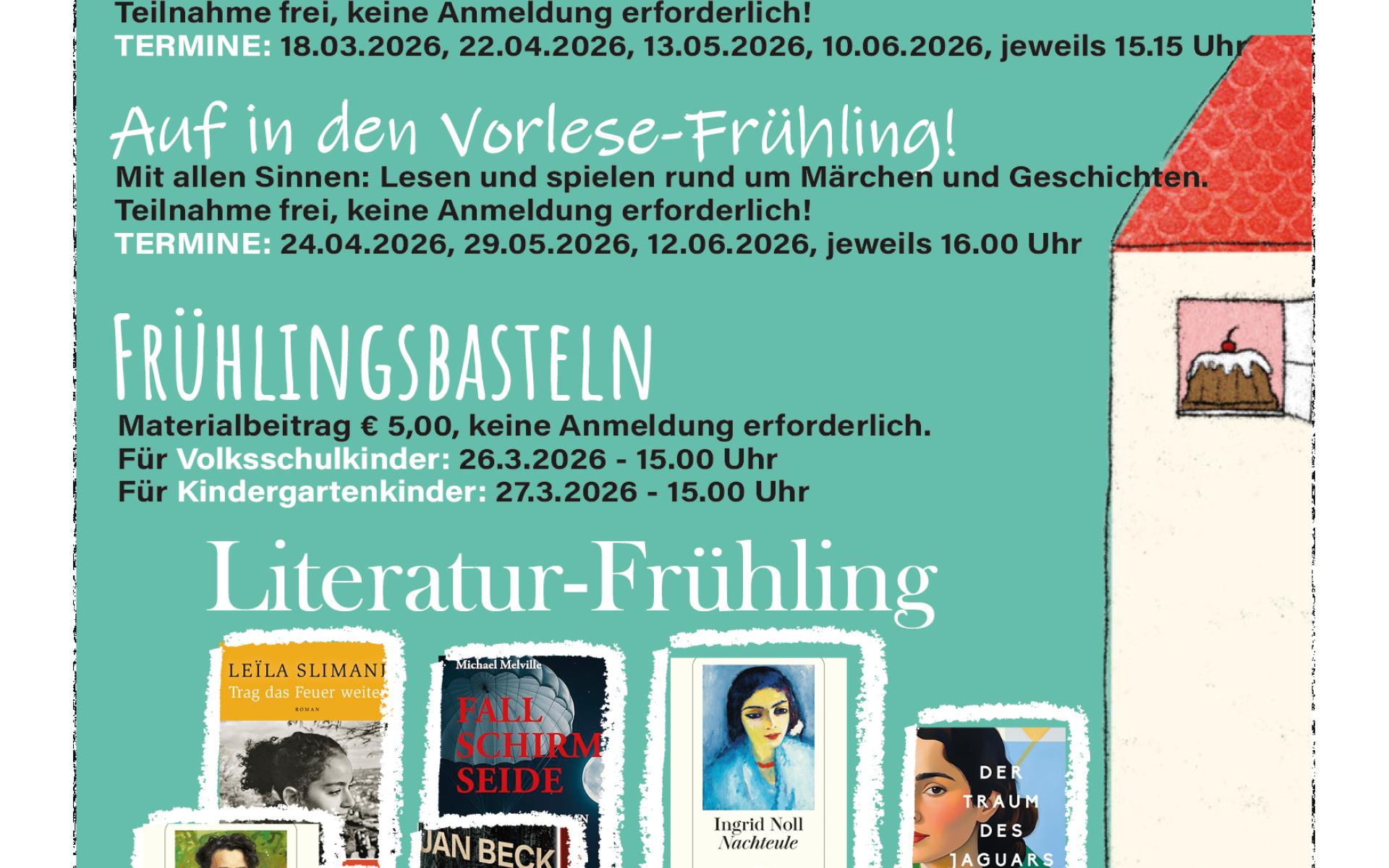 Programm März, April, Mai und Juni