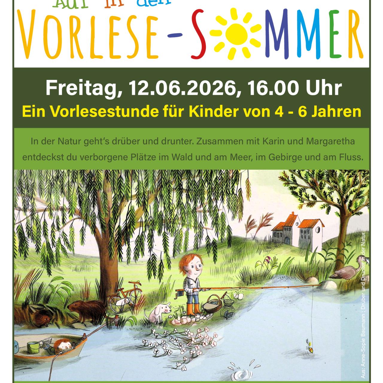 Plakat Drueber und Drunter in der Natur